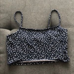 Flower crop top